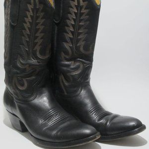 LARRY MAHAN  El Paso Men's Leather  Boots | 8D